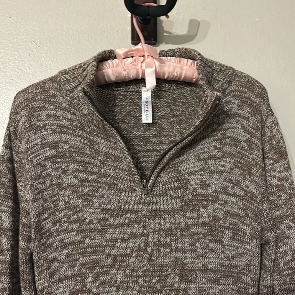 Soybu Dress melange with white snowflake print, size M - Picture 9 of 12